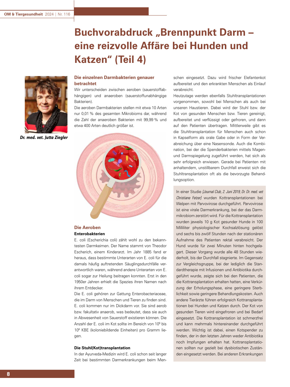 Buchvorabdruck „Brennpunkt Darm – eine reizvolle Affäre bei Hunden und Katzen“ (Teil 4)