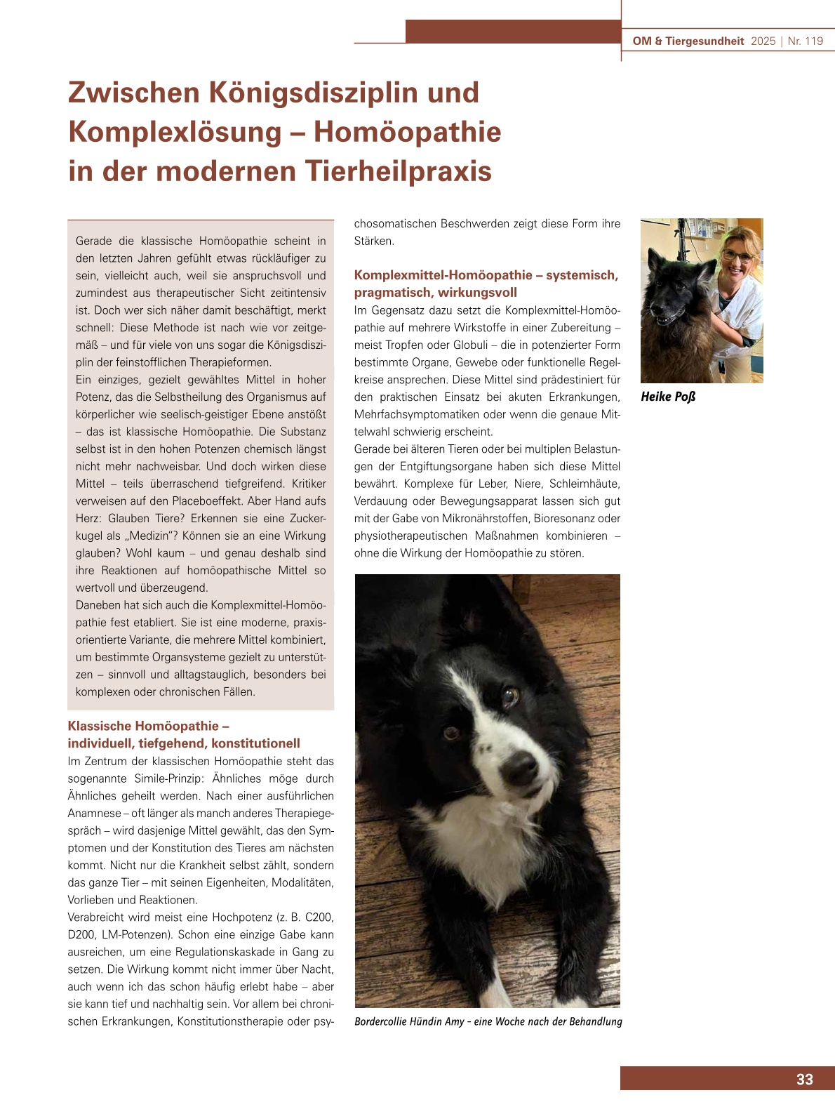 Zwischen Königsdisziplin und Komplexlösung – Homöopathie in der modernen Tierheilpraxis
